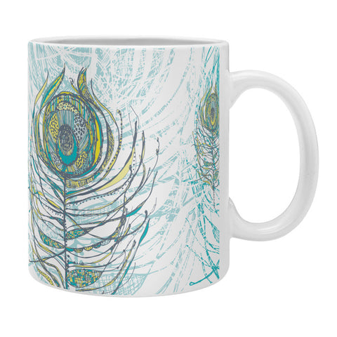 Rachael Taylor Peacock Feathers Coffee Mug