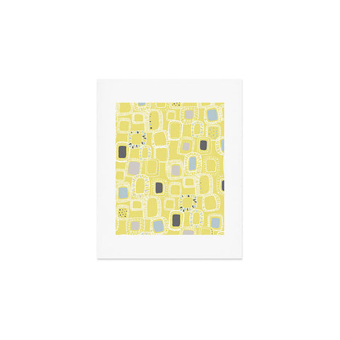 Rachael Taylor Shapes And Squares Green Art Print