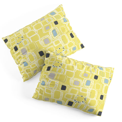Rachael Taylor Shapes And Squares Green Pillow Shams