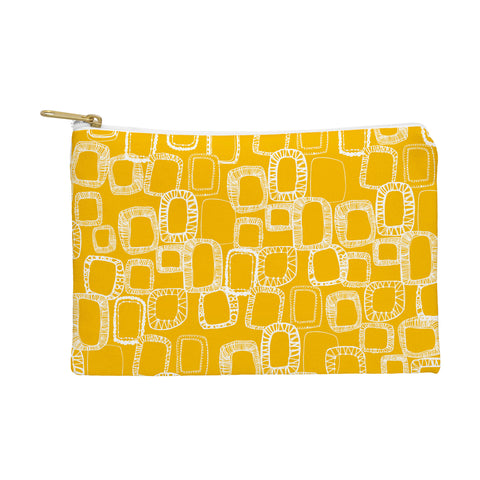 Rachael Taylor Shapes and Squares Mustard Pouch