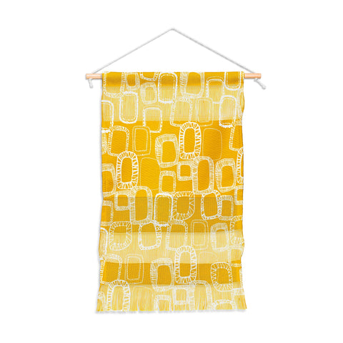Rachael Taylor Shapes and Squares Mustard Wall Hanging Portrait