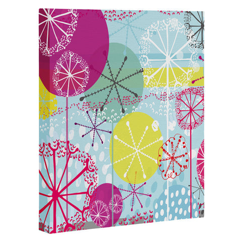 Rachael Taylor Snowflake Stems Art Canvas