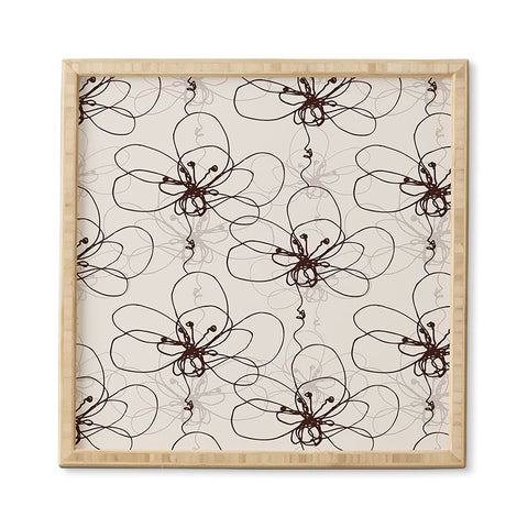 Rachael Taylor Tonal Floral Framed Wall Art