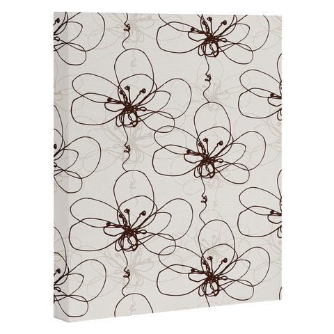 Rachael Taylor Tonal Floral Art Canvas