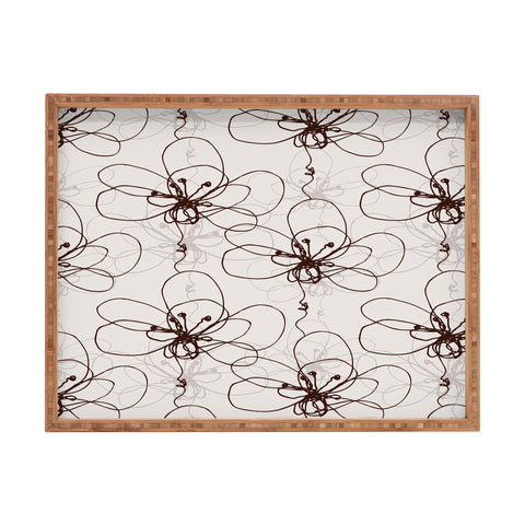 Rachael Taylor Tonal Floral Rectangular Tray