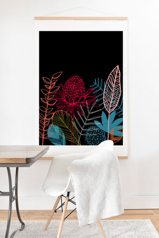 Rachael Taylor Tropical Organic Art Print And Hanger