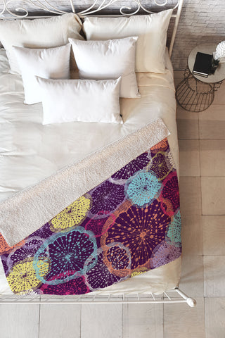 Rachael Taylor Wheel Of Wonder 1 Fleece Throw Blanket