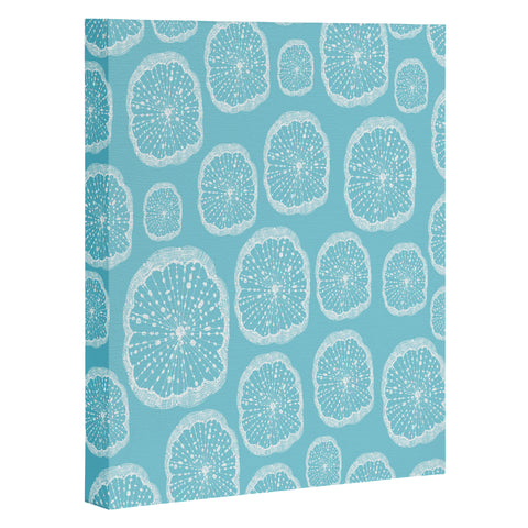 Rachael Taylor Wheel Of Wonder Turquoise Art Canvas