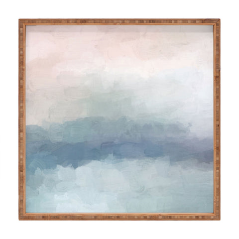 Rachel Elise Atlantic Ocean Sunrise III Square Tray