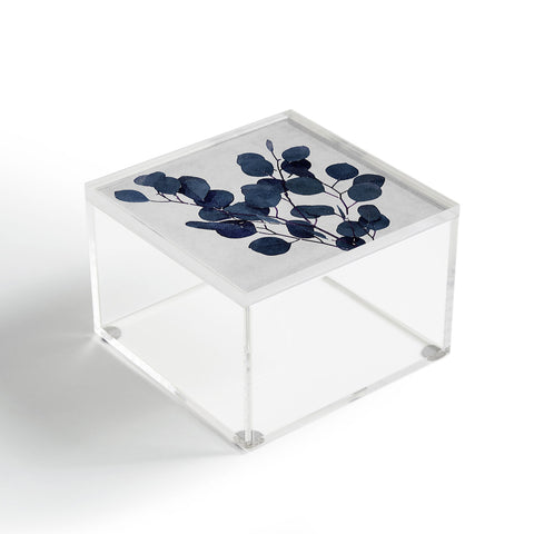 Rachel Elise Eucalyptus Leaf Stem Botanical Acrylic Box