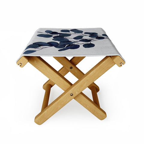 Rachel Elise Eucalyptus Leaf Stem Botanical Folding Stool