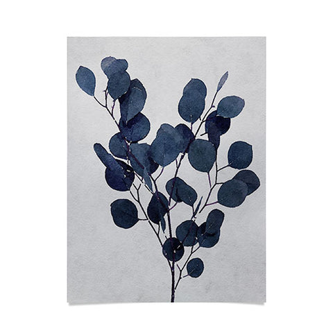 Rachel Elise Eucalyptus Leaf Stem Botanical Poster
