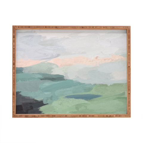 Rachel Elise Farmland Sunset Rectangular Tray