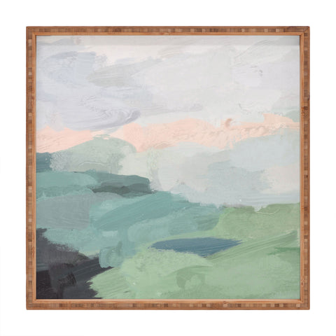 Rachel Elise Farmland Sunset Square Tray