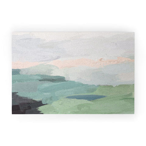 Rachel Elise Farmland Sunset Welcome Mat