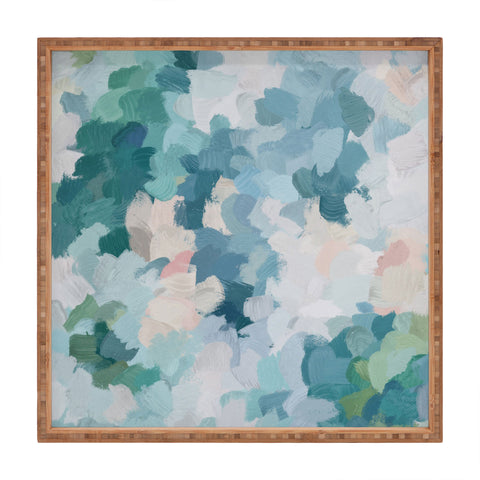 Rachel Elise Flowers in the Wind Square Tray