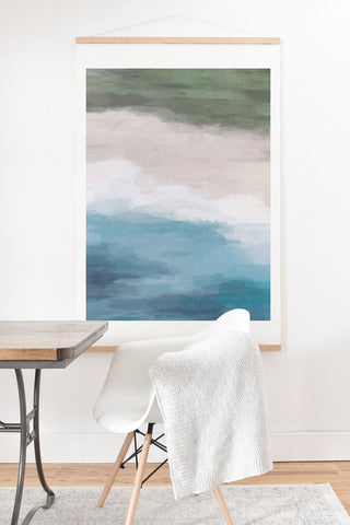 Rachel Elise Hawaii Aerial Art Print And Hanger