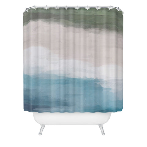Rachel Elise Hawaii Aerial Shower Curtain