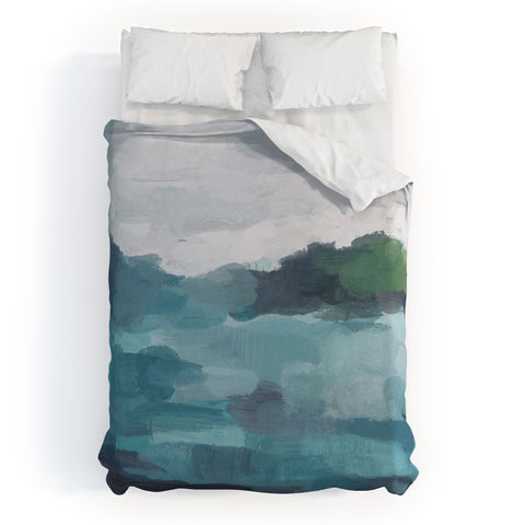 Rachel Elise Island in the Distance Duvet Cover