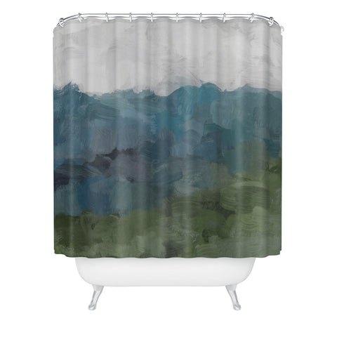 Rachel Elise Journey Into the Mountains Shower Curtain