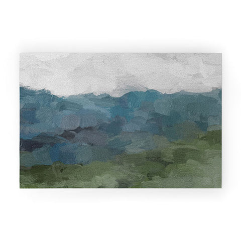 Rachel Elise Journey Into the Mountains Welcome Mat