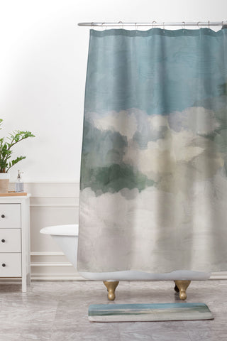 Rachel Elise Sandy Dunes Shower Curtain And Mat