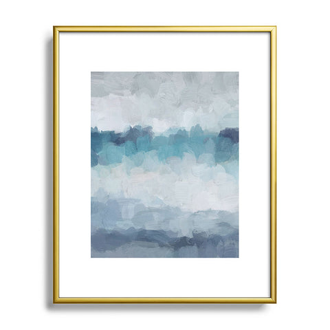 Rachel Elise Stormy Seas Metal Framed Art Print