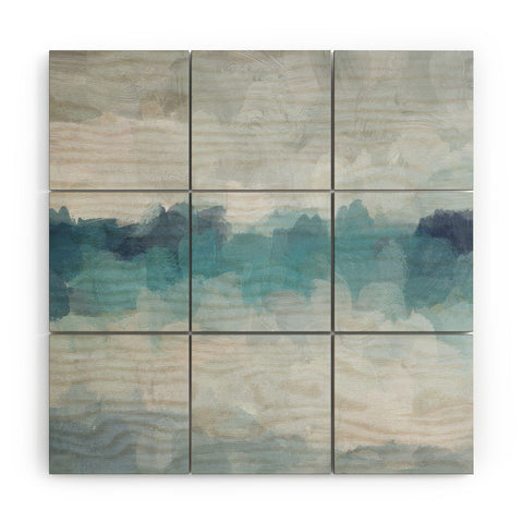 Rachel Elise Stormy Seas Wood Wall Mural