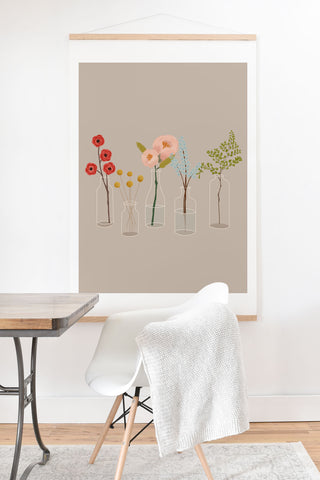 Rachel Szo Blooming 1 Art Print And Hanger