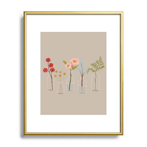 Rachel Szo Blooming 1 Metal Framed Art Print