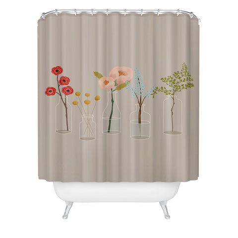 Rachel Szo Blooming 1 Shower Curtain