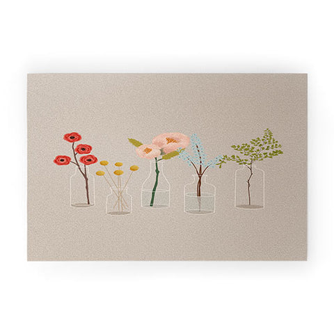 Rachel Szo Blooming 1 Welcome Mat