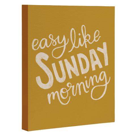 Rachel Szo Easy Like Sunday Morning Art Canvas