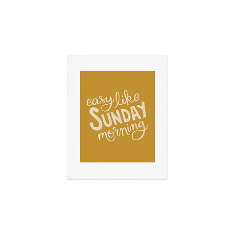 Rachel Szo Easy Like Sunday Morning Art Print