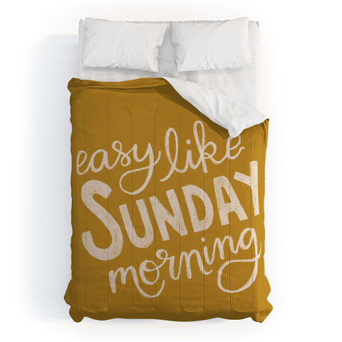 Rachel Szo Easy Like Sunday Morning Comforter