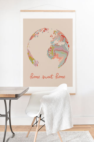 Rachel Szo Home Sweet Home 1 Art Print And Hanger