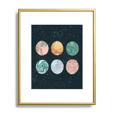 Rachel Szo Ima Need Space Metal Framed Art Print