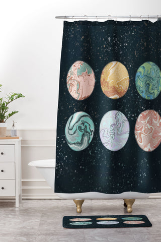 Rachel Szo Ima Need Space Shower Curtain And Mat