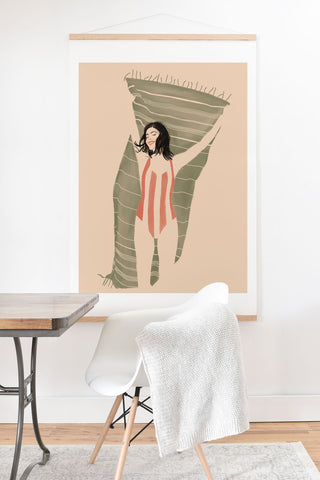 Rachel Szo Lifes A Beach 1 Art Print And Hanger