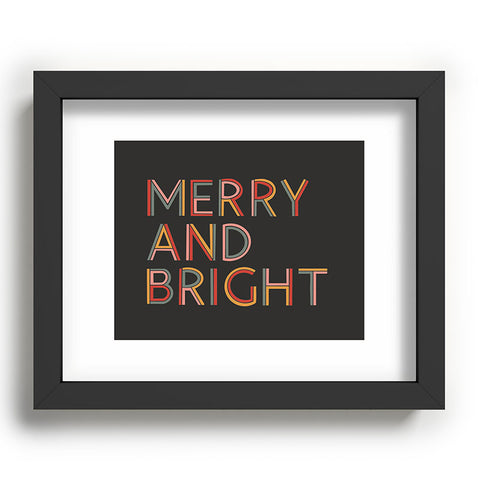 Rachel Szo Merry and Bright Dark Recessed Framing Rectangle