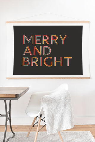 Rachel Szo Merry and Bright Dark Art Print And Hanger