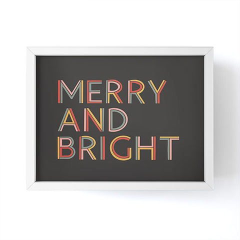Rachel Szo Merry and Bright Dark Framed Mini Art Print