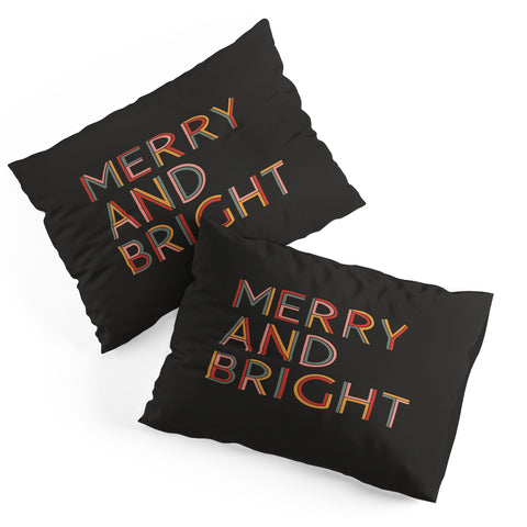 Rachel Szo Merry and Bright Dark Pillow Shams