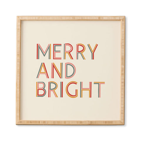 Rachel Szo Merry and Bright Light Framed Wall Art
