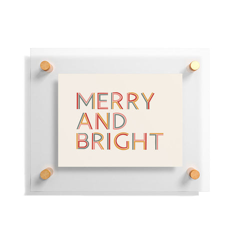 Rachel Szo Merry and Bright Light Floating Acrylic Print