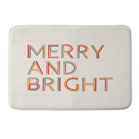 Rachel Szo Merry and Bright Light Memory Foam Bath Mat