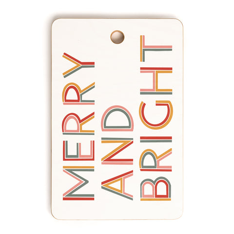 Rachel Szo Merry and Bright Light Cutting Board Rectangle