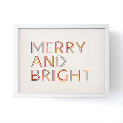 Rachel Szo Merry and Bright Light Framed Mini Art Print