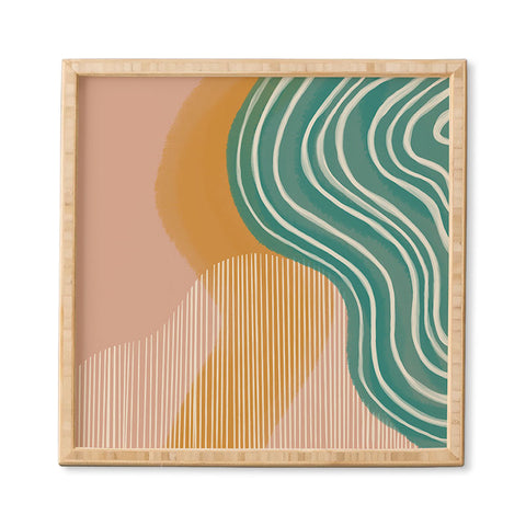 Rachel Szo Morning Swim Framed Wall Art