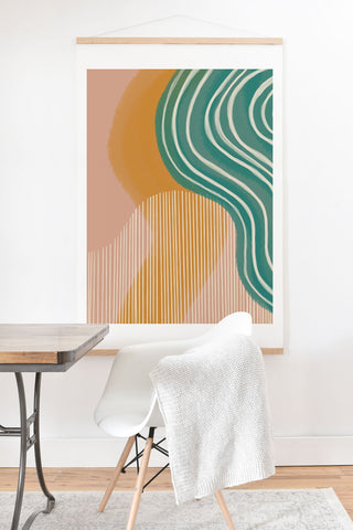 Rachel Szo Morning Swim Art Print And Hanger